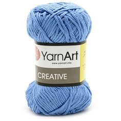 Пряжа YarnArt Creative 50гр 85м (100% хлопок) (239 голубой) 5 шт