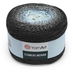Пряжа YarnArt Flowers Merino 225гр 590м (25% шерстъ, 75% акрил) (550 секционный) 2 шт