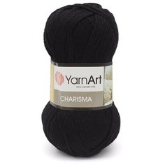Пряжа YarnArt Charisma 100гр 200м (80% шерсть, 20% акрил) (585 черный) 5 шт