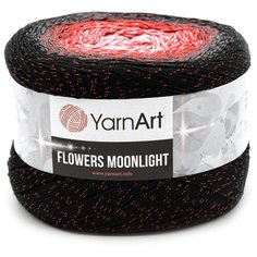 Пряжа YarnArt Flowers Moonlight 260гр 1000м (53% хлопок, 43% полиакрил, 4% металлик) (3282 секционный) 2 шт