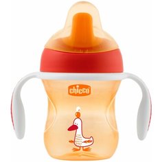 Поильник Chicco Training Cup, 200 мл красный