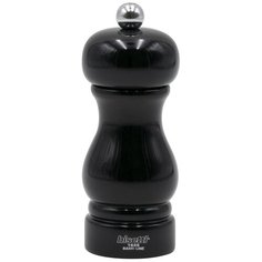 Мельница Bisetti 7150MSLNL Серия SORRENTO для соли, из бука, черная, лакированная, 13 см