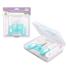 Набор для ухода за ребенком, 4 предмета (ножницы, щетка, расческа и мочалка) МультиДом