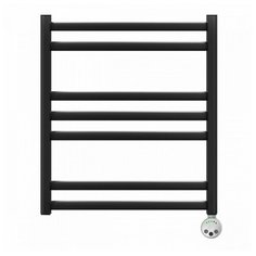 Полотенцесушитель электрический Lemark Atlantiss П7 LM32607REBL 500x600, левый/правый, черный