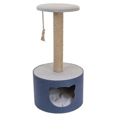 Домик-когтеточка PetTails, серия "Navy" джут 37 х 37 х 80см