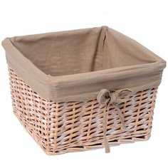 Плетеная корзина WasserKRAFT Kammel темно-кремовый WB-180-L