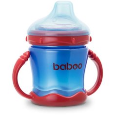 Поильник Baboo с силиконовым носиком, 180 мл синий
