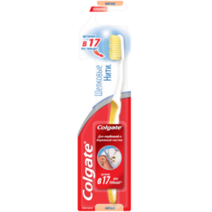Зубная щетка Colgate Шелковые Нити для здоровья десен, мягкая, желтый
