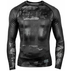 Рашгард мужской Venum Tactical Rashguard - Long Sleeves - Urban Camo/Black/Black черный полиэстер VENUM-03743-134 размер S