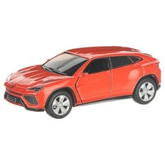 Детская инерционная металлическая машинка с открывающимися дверями, модель Lamborghin Urus, красный Serinity Toys