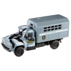 Детская инерционная металлическая машинка Serinity Toys, модель Фургон ЗИЛ ОМОН