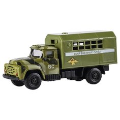 Детская инерционная металлическая машинка Serinity Toys, модель Фургон ЗИЛ Вооруженные силы