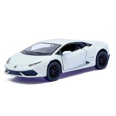 Детская инерционная металлическая машинка Serinity Toys,модель Lamborghini Huracan LP610-4, белый