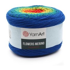 Пряжа YarnArt Flowers Merino 225гр 590м (25% шерстъ, 75% акрил) (535 секционный) 2 шт