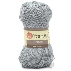 Пряжа YarnАrt Etamin 30гр 180м (100% акрил) (449 серый) 10 шт