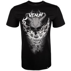 Футболка мужская VENUM MINOTAUR T-SHIRT - BLACK/WHITE цвет черный размер S