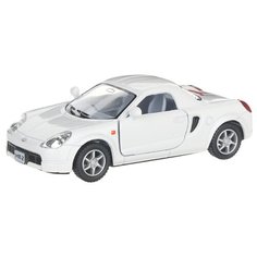 Детская инерционная металлическая машинка с открывающимися дверями, модель Toyota MR2, белый Serinity Toys