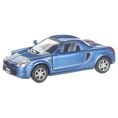 Детская инерционная металлическая машинка с открывающимися дверями, модель Toyota MR2, синий Serinity Toys