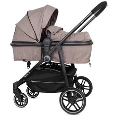 Коляска детская трансформер 2-в-1 "AZURE Trends" RA147 alu. Brown РАНТ