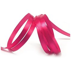 Лента атласная 1/4 (6мм) цв.3081 малиновый IDEAL уп.27,4 м