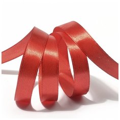 Лента атласная 1/2 (12мм) цв.3095 красный IDEAL уп.27,4 м