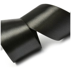 Лента атласная 2 (50мм) цв.3173 черный IDEAL уп.27,4 м