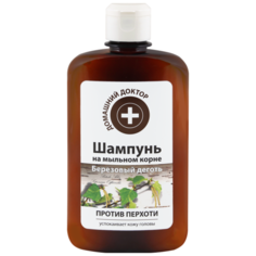 Домашний доктор шампунь Березовый деготь против перхоти, 300 мл