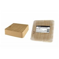 Коробка распаячная КР 75х75х20 ОП сосна IP40, инд. штрихкод TDM