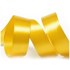 Лента атласная 1 (25мм) цв.3023 т.золотой IDEAL уп.27,4 м