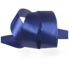 Лента атласная 1 (25мм) цв.3165 синий IDEAL уп.27,4 м