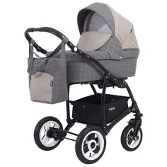 Коляска NOVA (3-в-1) (BartPlast) 03 серый-бежевый РАНТ