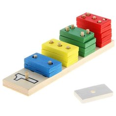 Пирамидка-сортер Лесная мастерская Весело считаем