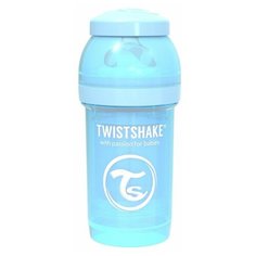 Twistshake Бутылочка антиколиковая Pastel, 180 мл, с рождения, pastel blue