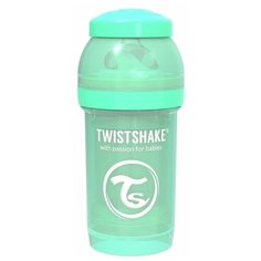 Twistshake Бутылочка антиколиковая Pastel, 180 мл, с рождения, Pastel Green