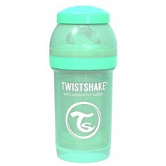 Twistshake Бутылочка антиколиковая Pastel, 180 мл, с рождения, Pastel Green