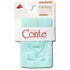 Капроновые носки Conte Elegant Fantasy 40 18С-10СП, размер 23-25, turquoise