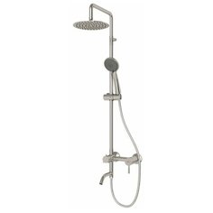Душевая система со смесителем Dorff Logic new D0703000SS из нержавеющей стали
