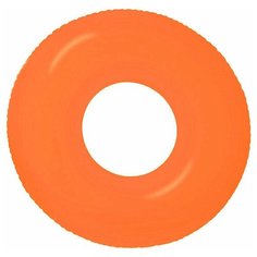 Надувной круг неоновый Intex 59262 оранжевый