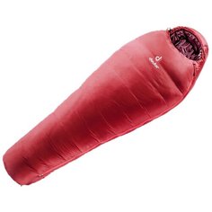 Спальный мешок deuter Orbit -5 cranberry-steel с левой стороны