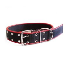 Ошейник 45мм (двойной, капрон) 55-75см х 45мм, Зооник
