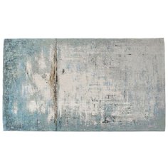 KARE Ковер Abstract, коллекция "Абстракция" 200*300*1, Хлопок, Полиэстер, Синий