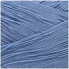Пряжа YarnArt Cotton soft 100гр 600м (55% хлопок, 45% акрил) (15 голубой), 5 мотков