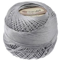 Пряжа YarnArt Tulip 50гр 250м (100% микрофибра) (475 светло-серый), 6 мотков