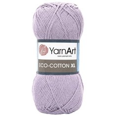 Пряжа YarnArt Eco Сotton XL 200гр 220м (85% хлопок, 15% полиэстер) (771 сиреневый), 5 мотков