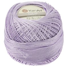 Пряжа YarnArt Tulip 50гр 250м (100% микрофибра) (413 сирень), 6 мотков