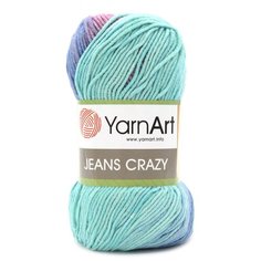 Пряжа YarnArt Jeans Crazy 50гр 160м (55% хлопок, 45% полиакрил) (8203 секционный), 10 мотков