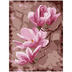 Картина по номерам Molly 15х20 см Цветы магнолии