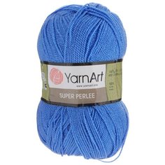 Пряжа YarnArt Super Perlee 100гр 400м (100% акрил) (224 василек), 5 мотков