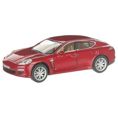 Детская инерционная металлическая машинка с открывающимися дверями, модель Porsche Panamera S, красный Serinity Toys