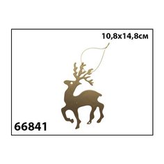 Елочное украшение Marko Ferenzo "Classic gold. Олень" (цвет: золотой, 10,8x14,8 см)